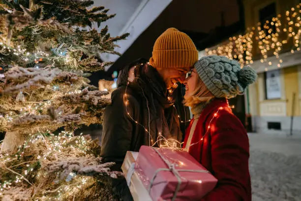 First Christmas together as couples 