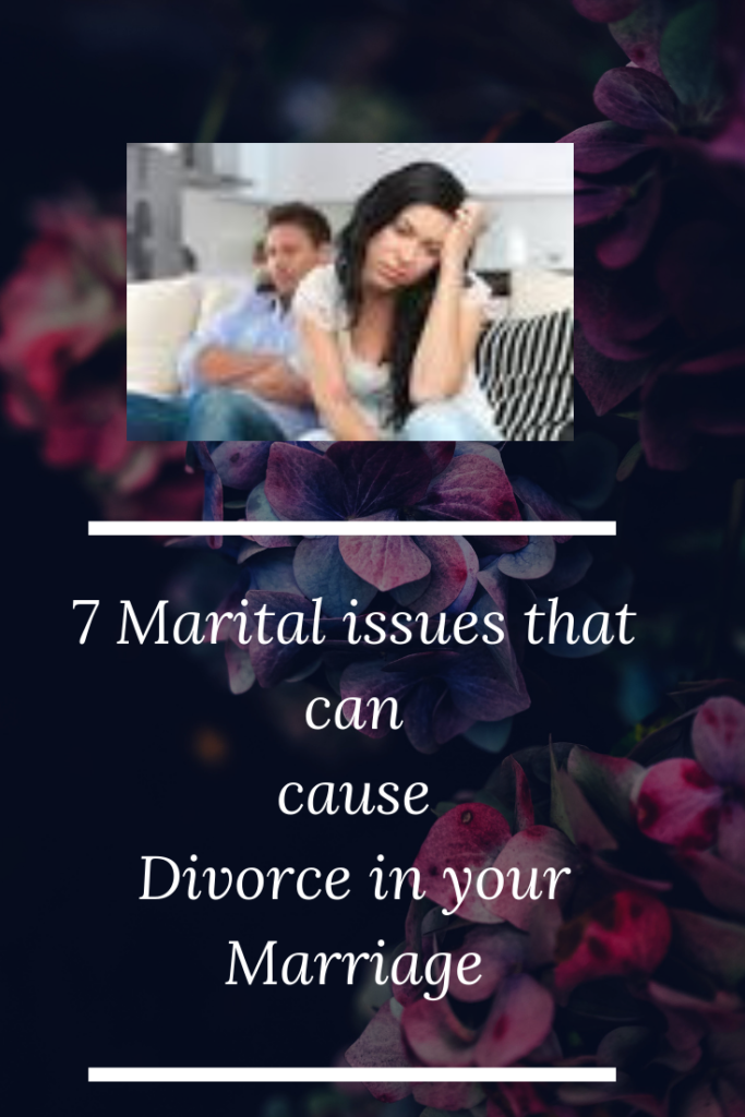 marital issues, divorce