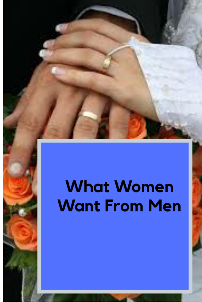 What women want from men