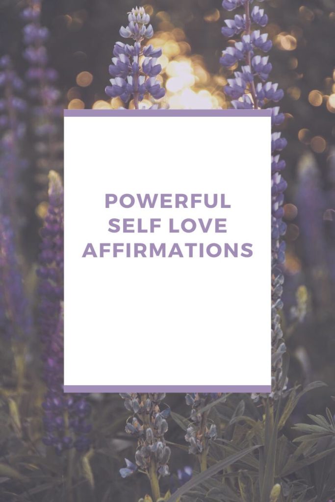 Affirmations for self-love