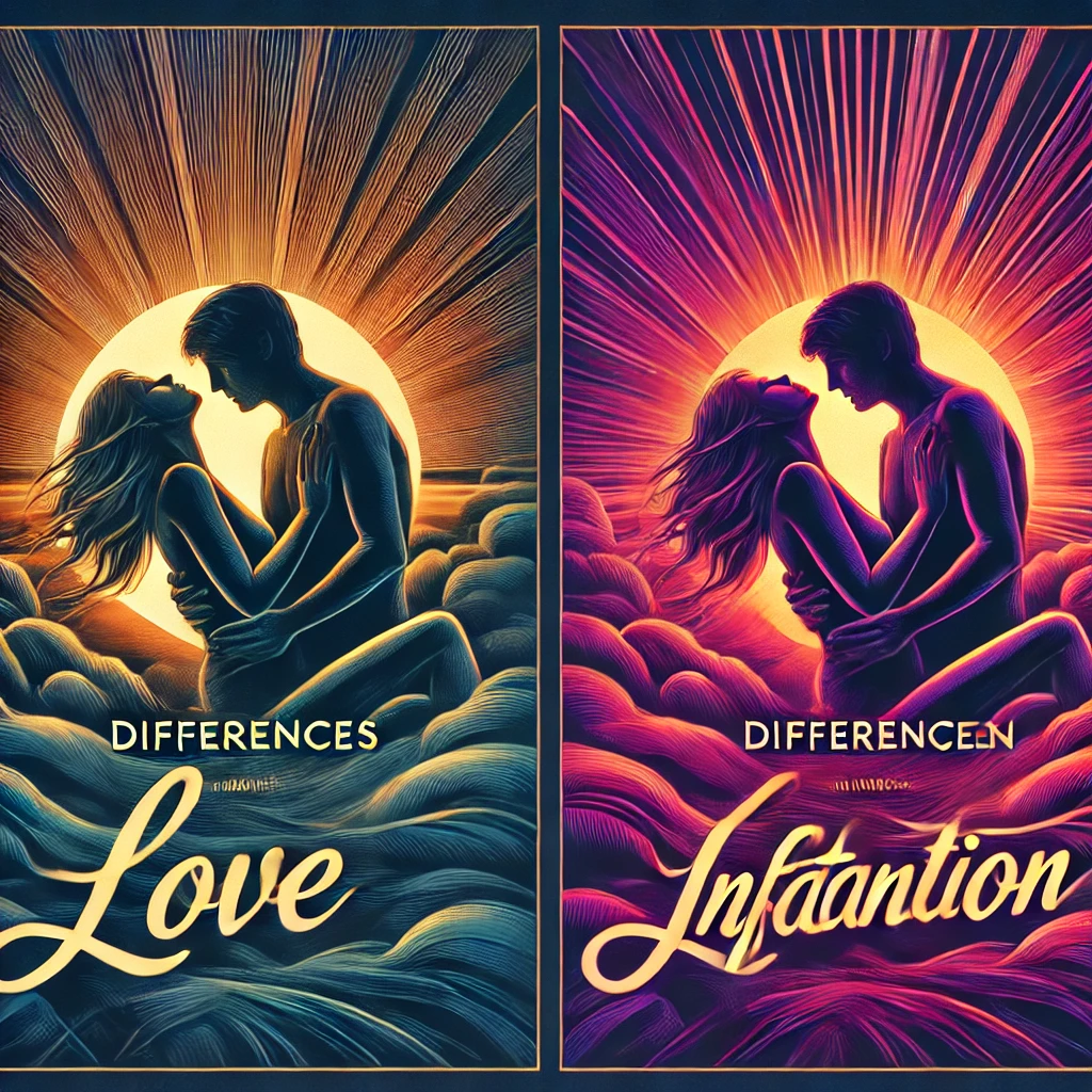 Check out the differences between love and infatuation