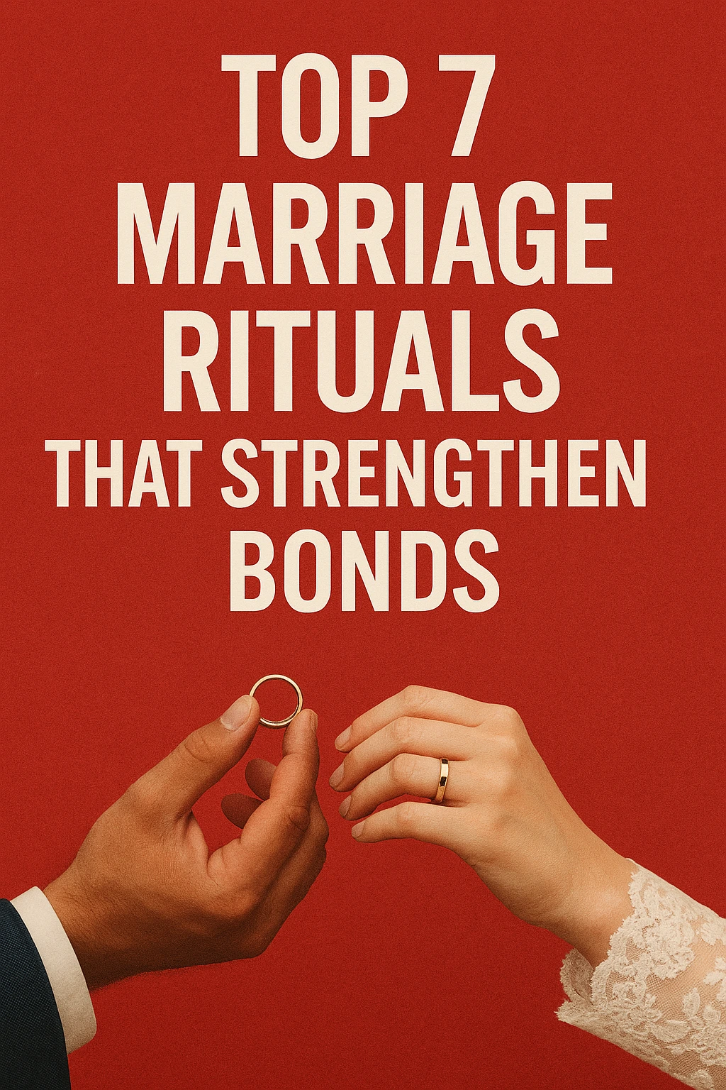 Marriage Rituals that strengthen bonds