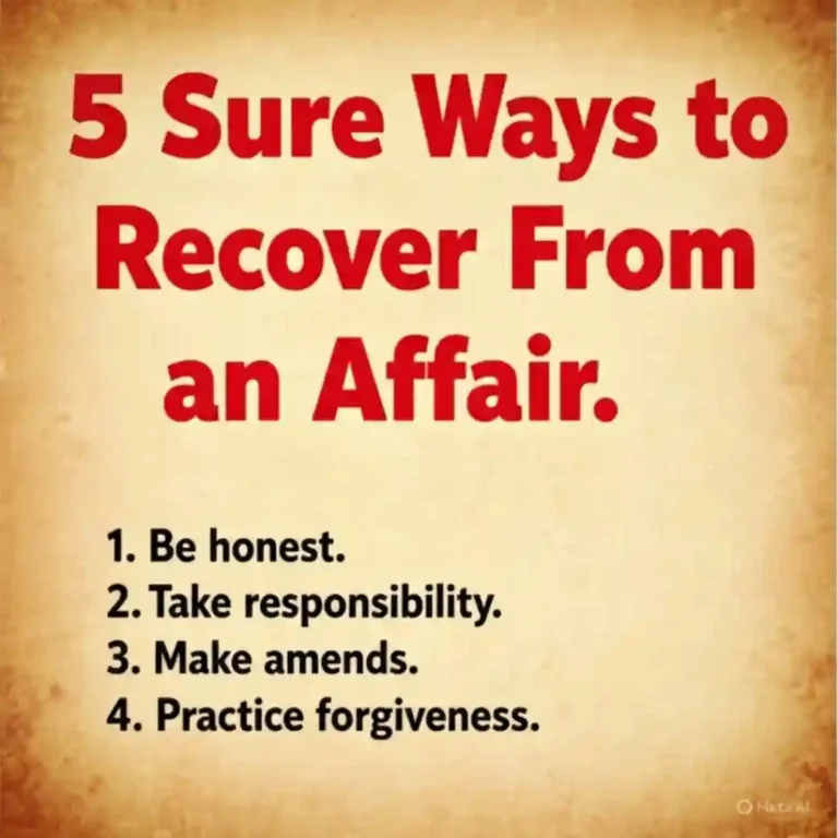 Recovering From An Affair: 5 Interesting Ways To Succeed