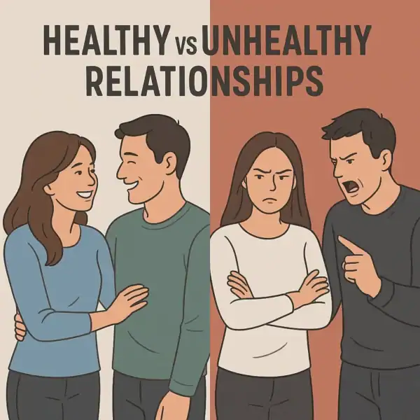 Healthy vs unhealthy relationships 