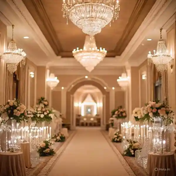Hall decoration for weddings 