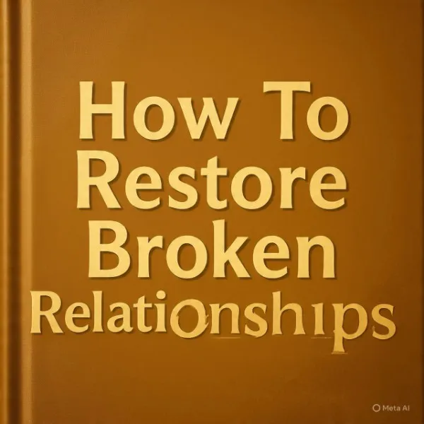 Ways of restoring broken relationships 