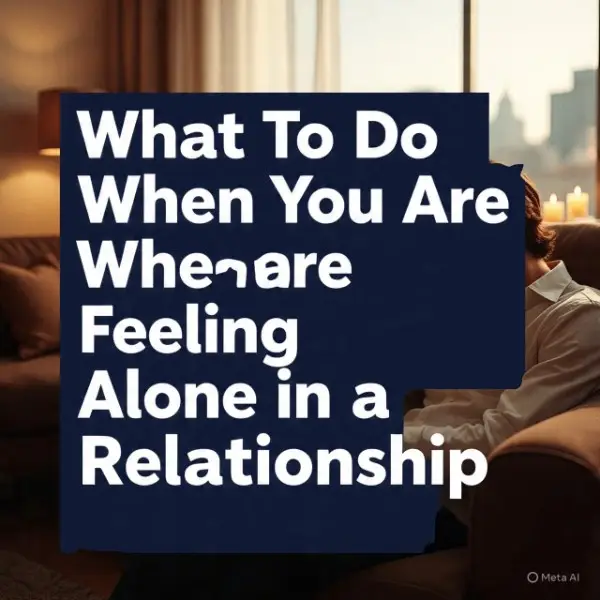 What to do when your feeling alone in a relationship 