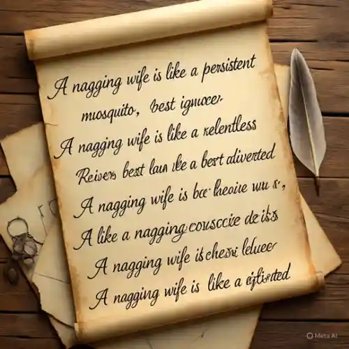 Quotes about Nagging wives