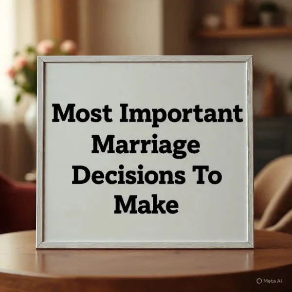12 most important marriage decisions for couples