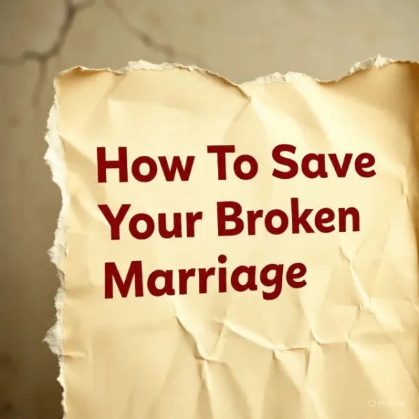 How to save your broken marriage even when it seems impossible.