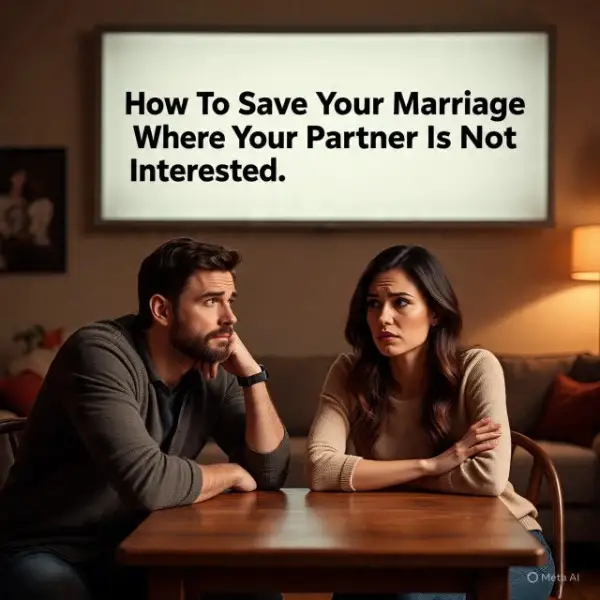 How to save your marriage alone