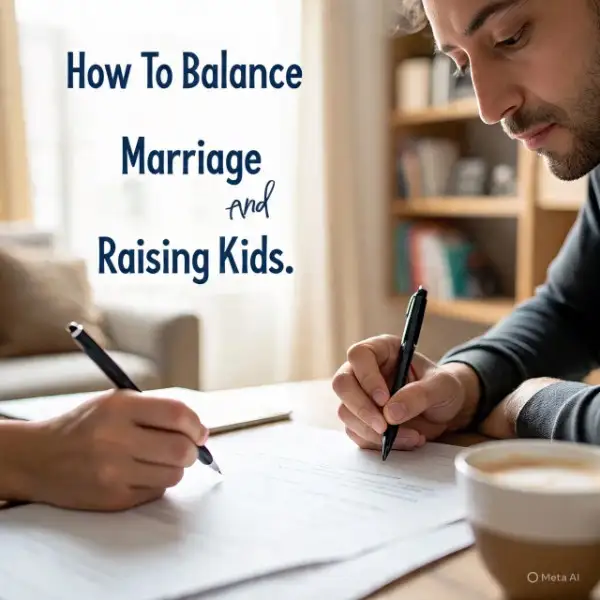 Learn how to balance marriage and raising kids 