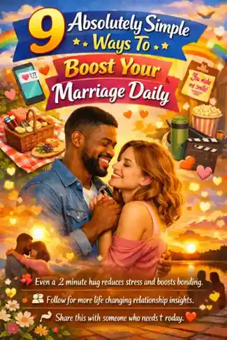 How to boost your marriage daily