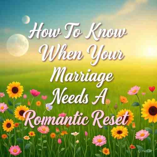 Signs your marriage needs a romantic reset 