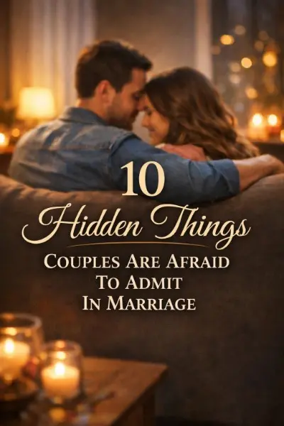 Hidden Things Couples Are Afraid To Admit In Marriage