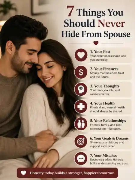 How to stop hiding things from your partner 