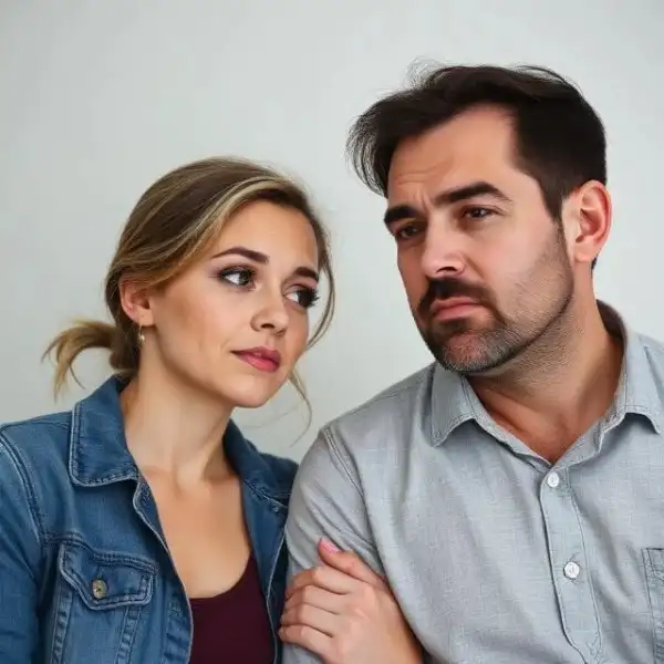 An emotionally distanced couple