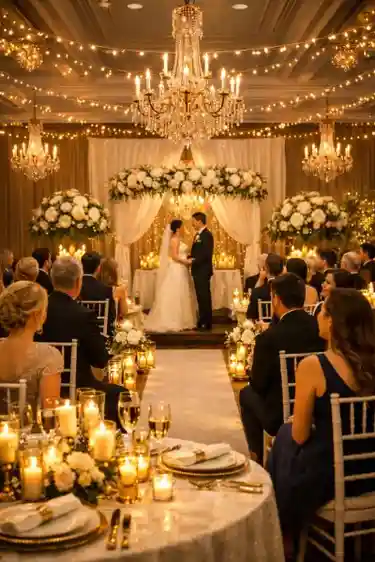 Wedding hall decoration 