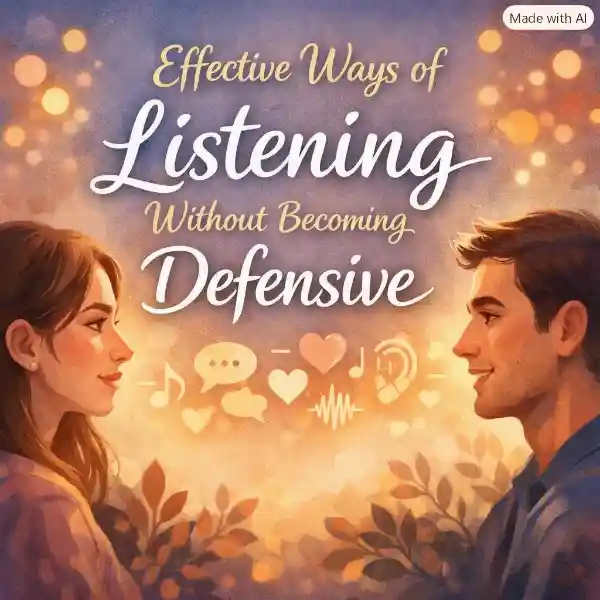 How to listen with becoming defensive 